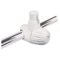 Nuovarade Anten Braketi  Ø18-27mm, Plastik, Beyaz