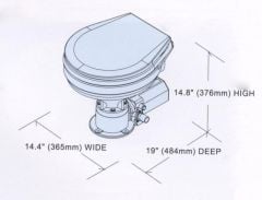 TMC Elektrikli tuvalet BÜYÜK çanak