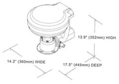 TMC Elektrikli  tuvalet  STANDART çanak 12 volt