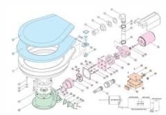 TMC Elektrikli  tuvalet  STANDART çanak 12 volt