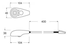 Hella Marine LED’li harita lambası, 40 cm