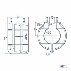 Nuova Rade Pervane Koruyucu 25-35 HP Ø29 cm (Turuncu)