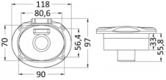 Inox Hortumlu (4 m) duş ve yuva