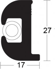 TACO Küpeşte lastiği kiti 15x27