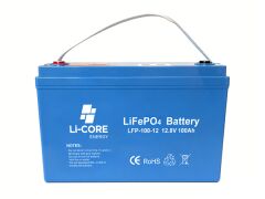 Li-Core LiFe PO4 12.8V/100Ah Lityum Akü - Smart