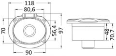 Inox Hortumlu (4m) duş ve yuva