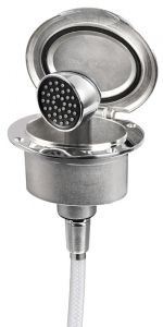 Inox Hortumlu (4m) duş ve yuva
