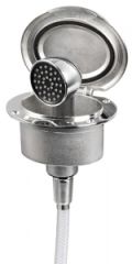 Inox Hortumlu (4m) duş ve yuva