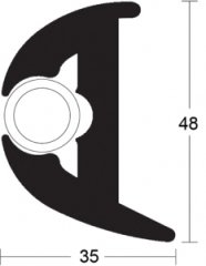 TACO Küpeşte lastiği kiti 21x48