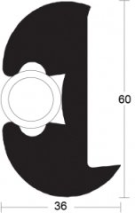 TACO Küpeşte lastiği kiti 30x60