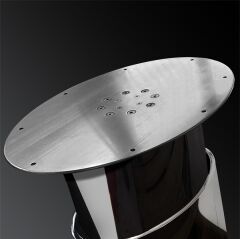 Barka Elektrikli Masa Ayağı Paslanmaz Çelik 12V. Tek Kademe. 700mm