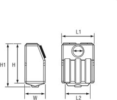 Nuova Rade dik montaj pis su tankı 60 litre