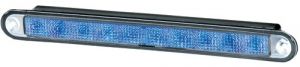 Hella Marine şerit LED’li lamba Şeffaf lensli mavi LED