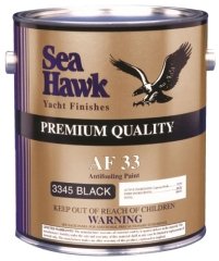 SeaHawk AF 33 yumuşak zehirli boya 4 litre Siyah