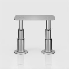 Barka Elektrikli İkili Masa Ayağı. 12V.2 Kademe - 700mm