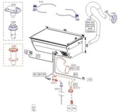 Wallas 30011 88 DU modeli için tank bağlantı borusu
