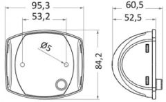 Osculati Sphera II Led Navigasyon Feneri – Sancak (12/24 V)