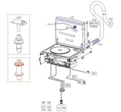1066 800 modeli için egzoz çıkışı