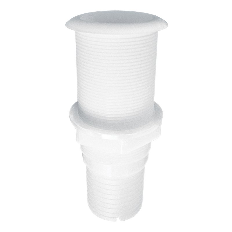 Plastik tahliye borusu,38mm,Beyaz, hortum uçlu