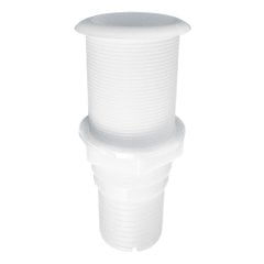 Plastik tahliye borusu,38mm,Beyaz, hortum uçlu