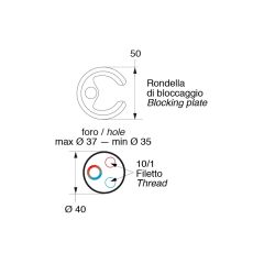Barka MD61351 Duşlu musluk, sıcak-soğuk