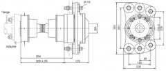 AQUADRIVE Kaplin CVB 32.30 70mm