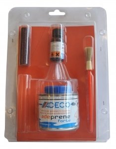 ADECO Hypalon kumaş için Şişme bot Tamir Kiti TURUNCU