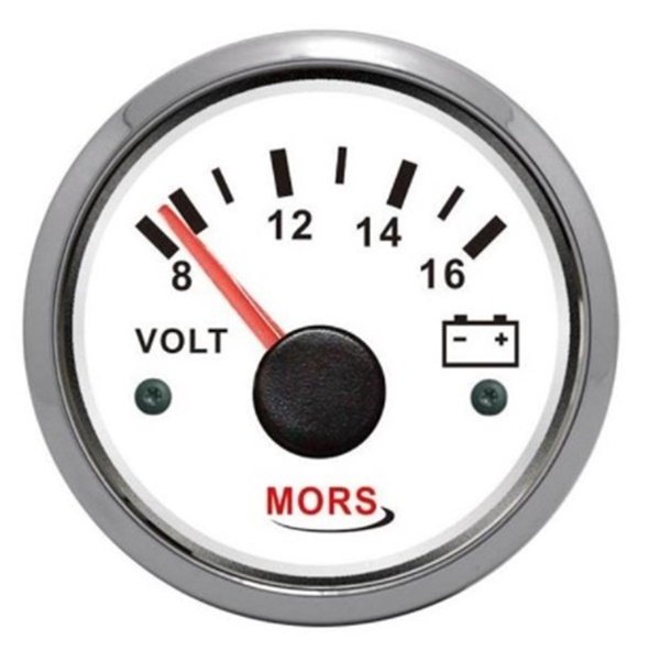 MORS Voltmetre 12V 55 mm BYZ