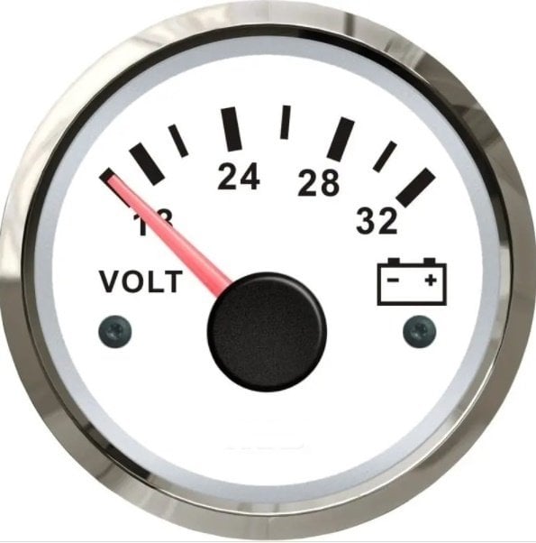 MORS Voltmetre 24V 55 mm BYZ