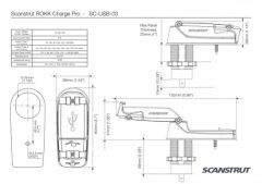 SCANSTRUT, SC-USB-03 Hızlı Şarj Soketi