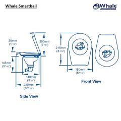 Whale BP5012 El sintine pompası, 38mm
