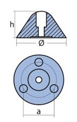 Best Flex O Fold FOF2040 Çinko Pervane Tutyası, 78mm