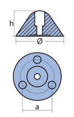 Best Flex O Fold FOF2040A Alüminyum Pervane Tutyası, 78mm