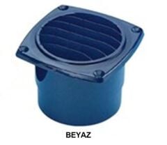 Plastik havalandırma 102 mm Siyah