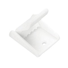 Tente Tokası 25mm Plastik Düz Beyaz