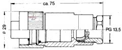 Philippi 2+E Güverte priz 16A 230V