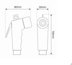 Nuovarade Marin Duş Başlığı 1/2'' Kromaj