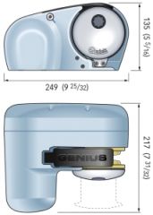 Quick GENIUS GP2. Tamburlu Zincir Irgatı, 12V  800W