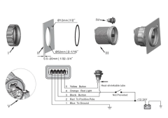 WEMA Marin Analog Zaman Saati, Beyaz-Beyaz