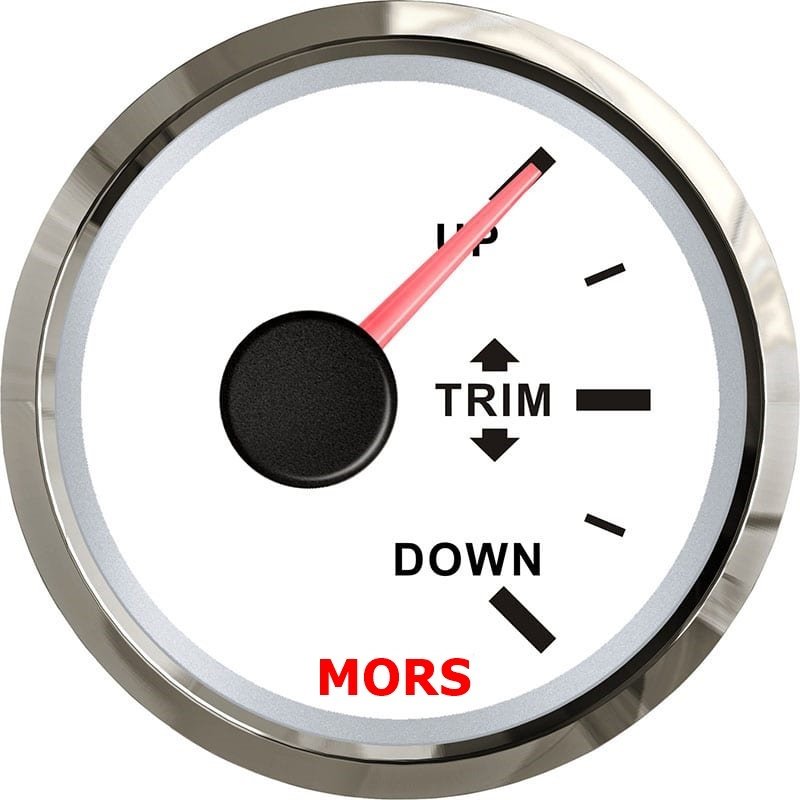 MORS Marin Trim Göstergesi 12-24 V Beyaz