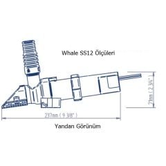 Whale SS1212 elektrikli dalgıç sintine pompası Supersub, 1100GPH 12V , Otomatik