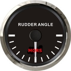 MORS Dümen Açı Göstergesi 12-24 V Siyah