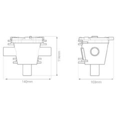Whale  WM8284 Gri IC gri su kiti 2 yollu giriş 12V 19l/dak
