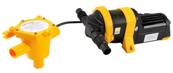 Whale  WM8484 Gri IC gri su ( Duş-Lavabo) pompası, 2 yollu giriş 24V 19 litre/dak