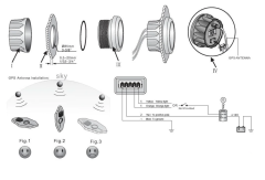 Wema Marin 30 Knot Hız Göstergesi, GPS Bağlantılı, 85 mm Krom-Siyah