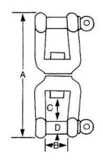 Fırdöndü ÇİFT KİLİTLİ 10 mm