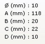Fırdöndü ÇİFT KİLİTLİ 10 mm