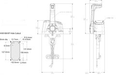 SeaStar CHX8640P tekli kumanda kolu