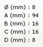 Fırdöndü KİLİTLİ 8 mm