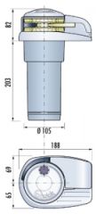 Quick DP2E. Zincir Çıpa Irgatı, 12V 800W  8mm